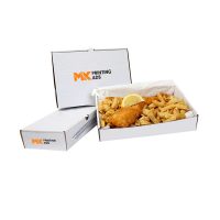 Retail Fish And Chips Logo Boxes