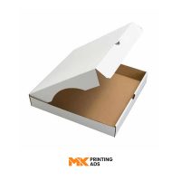 retail-White Corrugated Pizza Packaging